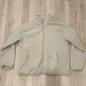 Aritzia Creame Polartec Thermal Pro Raglan Mockneck Zip-Up